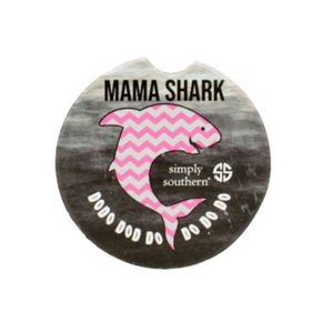 Simply Southern Mama Shark Car Coaster